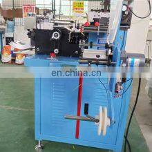 WS586 WING SINGA Automatic Multi Functional Ribbon Polyester Satin Fabric Label Cutting and Folding Machine With End Mitre Fold thumbnail-2