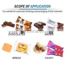 Automatic Chocolate Bar Biscuit Cake Feeding Flowing Packing Machines Food Wrapping Machine Packaging Line Paketleme Makinesi thumbnail-2