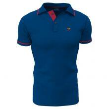 Blue New Style Polo Shirt of High Quality of 2022 With Short Sleeves thumbnail-1