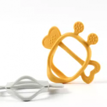 Food Grade InfanT Baby Kids Teething Teethers Toy Animal Toys Bee With Comfort Molars Silicone Baby Teethers Bpa Free thumbnail-3