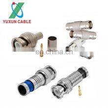 Best Price BNC Male Crimp Type Connector For RG-59 RG6