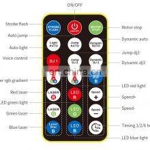 4Hole Mini Projector Laser Strobe Stage Lights Battery Music Led Effect For Night Club Dancing Light Party Lamp thumbnail-3