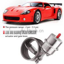 2.5in 63mm Car Exhaust Control Valve Boost Vacuum Activated Exhaust Cutout/Dump Air Vent Outlet Fit for E30 Silver thumbnail-3