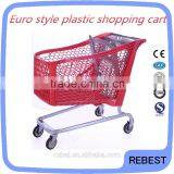 New Euro Style Plastic Shopping Cart