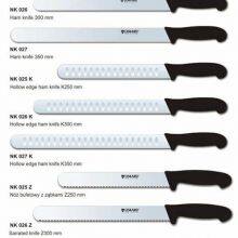 Professional Slicing Knife Lines Ham Slicer Serrated Scalloped Cake Bread Slicer Fluted Edge Ham Keban Roast Beef Slicers Knives Made in China by Bolex thumbnail-5