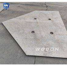 ASTM G65 Wear Resistant Liner Bimetal Alloy Steel Overlay Plate