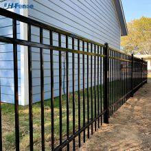 Steel Fence Panel Galvanized Residential Area Security Fence Galvanized Steel Security Fence thumbnail-1