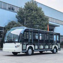 Large 23-seater Enclosed Electric Sightseeing Vehicle, High-frequency Shuttle Bus, Supports Logo Customization thumbnail-4