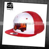 Short Red Bill Car Logo Mesh Trukfit Snapback Cap