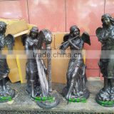 Bronze Musical Angels Sculpture