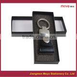 Custom Logo Promotional Gift Leather Metal Keychain