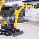 Zero Swing Mini Excavator,imported Engine,Rubber Track,bucket 400mm Width ,Canopy or Cabin,Retractable Undercarriage
