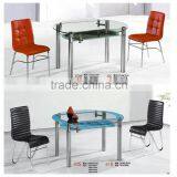 High Quality Glass Top Stone Base Dining Table Factory Sell Directly YY19 thumbnail-2