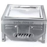 Portable Stainless Steel Charcoal Mini Barbecue Grill thumbnail-5