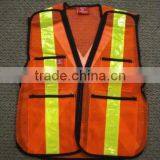 The real shoot fashion style safety vest with black edge