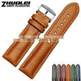 2015 New Arrival 20|22mm High Quality Genuine Cowhide Leather Bracelet With Pin Buckle Wholesale 3pcs thumbnail-3