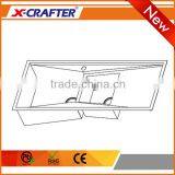 Brushed Surface Treatment Without Faucet Double Bowl Small Corner Kitchen Sink Cabinet thumbnail-3