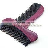 Personal Care Violet Wooden Beard OEM ox Horn Comb thumbnail-5