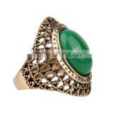 Cheapest Price Less Than 1 Dollar Zinc Alloy Metal Gold Plated Ring With Gemstone thumbnail-4