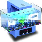 Multi-functional USB Fish Tank Desktop Aquarium with FM Radio