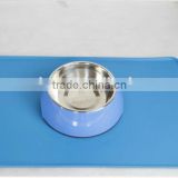 2014 Popular eco-friendly silicone pet bowl mat