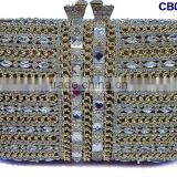 CB0125-23 New hot sell high quality fashion lady small handbag with nice shining stones decorate for party of cluth