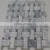 interior cheap carrara white marble stone mosaic