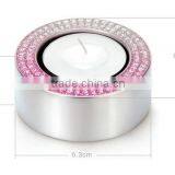 Winho Red Corals Design Pocket Mirror With Crystal Cover thumbnail-1