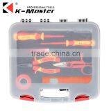 K-Mastet 8 Pcs Diy High Quality Household Tool Set Blow Case With Transparent Cover Plastic Hand Tool Set thumbnail-3