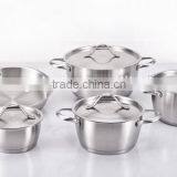 9pcs Set Stainless Steel Used Low Stock Pots and Frying Pans Sale