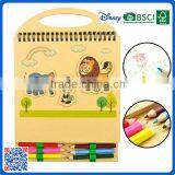 2016 New Style Children Coloring Book With Coloe Pencil for School Quality Choice