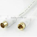 500 Ft White Quad Shield RG6 Digital Coax/Coaxial Satellite HD TV Cable thumbnail-4