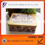 Vintage Metal Box With Lock Design