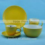Newly Designed Stoneware Dot Pattern Dinnerset thumbnail-5