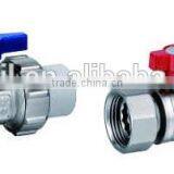 Brass straight ball valve with T handle for PPR/PERT ART.030260