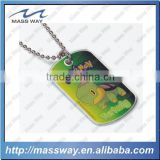 customized fashion printing cartoon ID aluminum pet tag