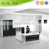 Office Furniture Table Designs Stainless Steel Office Desk thumbnail-2