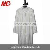 US/UK Shiny White Preschool Graduation Caps and Gowns thumbnail-2