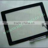 promote original 10.1 inch digitizer glass touch panel for ipad 4 with home button and adhesive black
