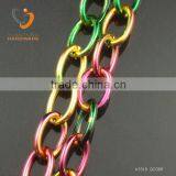 Pink to Green Color o Shape Gradual Change Chain
