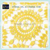 Best Selling Yellow Cord Lace African Fabric Nigerian Styles Wholesale Guipure Lace Wedding Dress Top Quality Embroidery Lace thumbnail-2