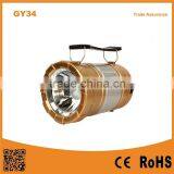 GY34 Portable Led Rechargeable Solar Powered Camping Lanterns Tent Lamps With Mobile Phone Charger