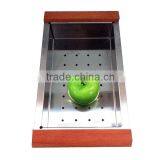 Best Kitchen Sink Band HOUSESTAR 2015 Top Selling 304 Stainless Steel Kitchen Sink Colander Stainless Steel Gird for Sale thumbnail-1