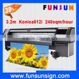 2016 Best flex banner printer Funsunjet FS-3204N/3208N