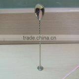 27 cm Stainless Steel Cocktail Spoon With Disk and Custom Cocktail Bar-spoon thumbnail-1