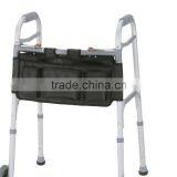 Healthcare Walker Wheelchair Storage Organizer Deluxe Folding Walker Bag Black thumbnail-1