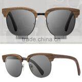 Fashion Handmade Wood Half Frame Sunglasses thumbnail-1