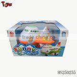 Cartoon Plastic BO Passenger Plane Toy thumbnail-1