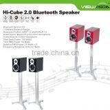 New Product Hi-Cube Wood Bluetoth Speaker With 2 Drivers 100 Watts thumbnail-2