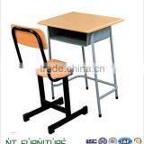 Adjustale Wooden College Study Tables and Chairs School Furniture thumbnail-1